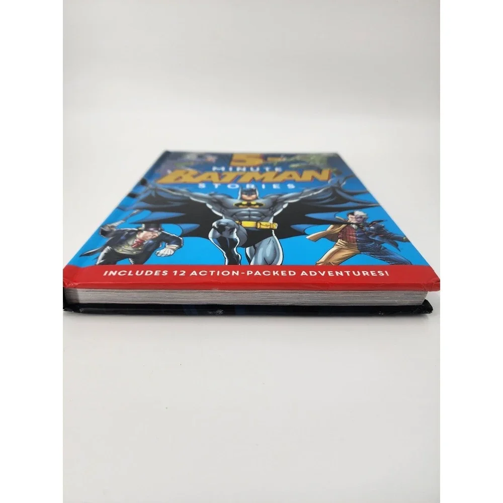 5-Minute Batman Stories Hardcover DC Comics 12 Action-Packed Adventures Book‎